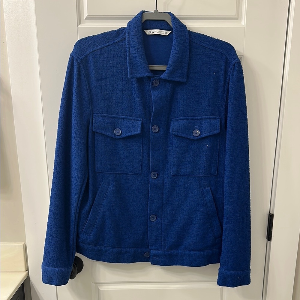 Men's Blue Zara Buttondown